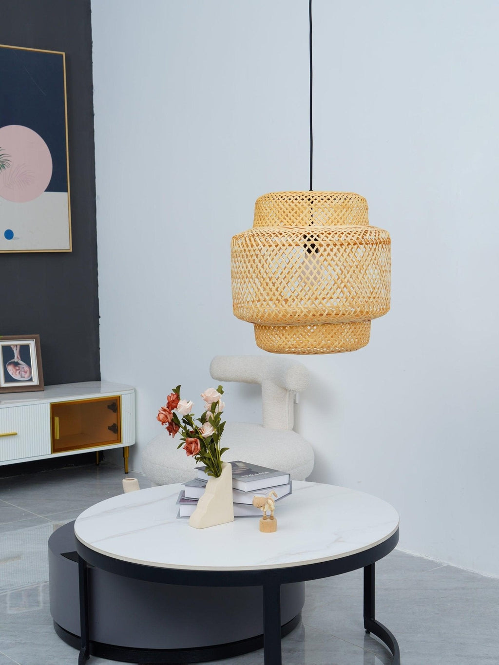 Bamboo Pendant Light | Natural Finish | Multiple Sizes