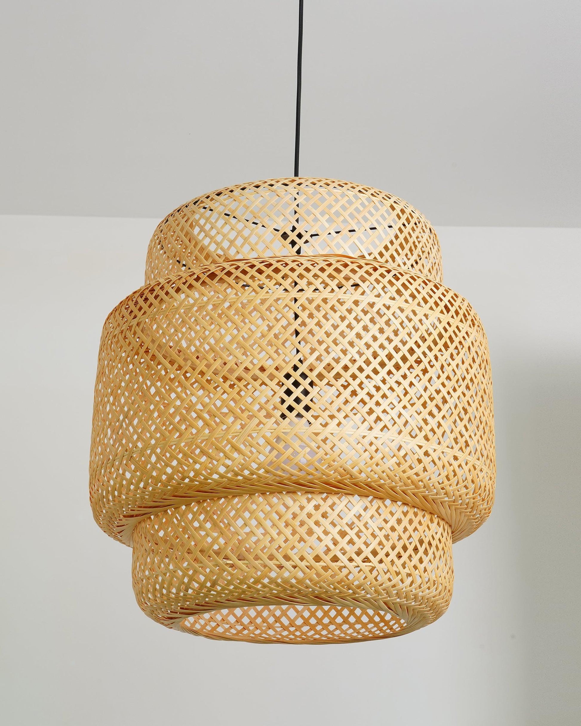 Bamboo Pendant Light | Natural Finish | Multiple Sizes