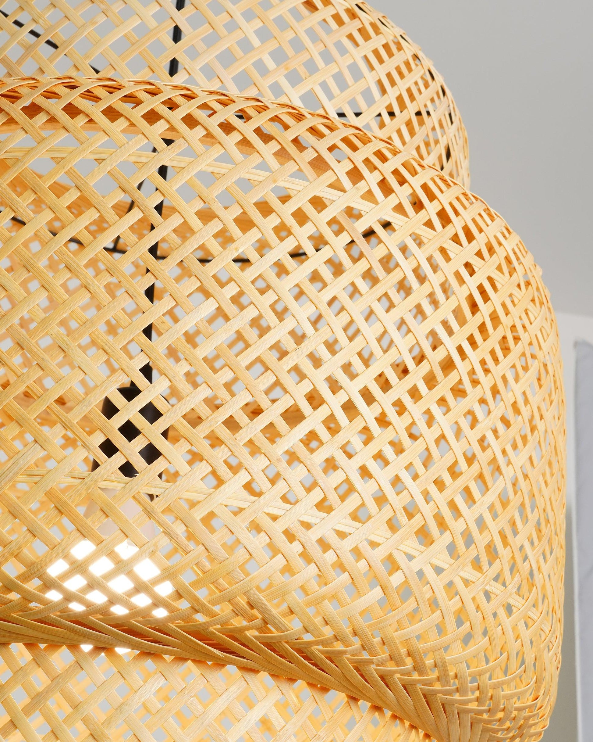 Bamboo Pendant Light | Natural Finish | Multiple Sizes