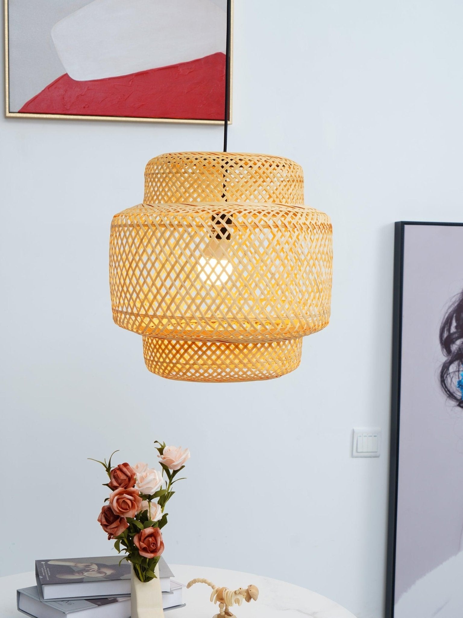 Bamboo Pendant Light | Natural Finish | Multiple Sizes