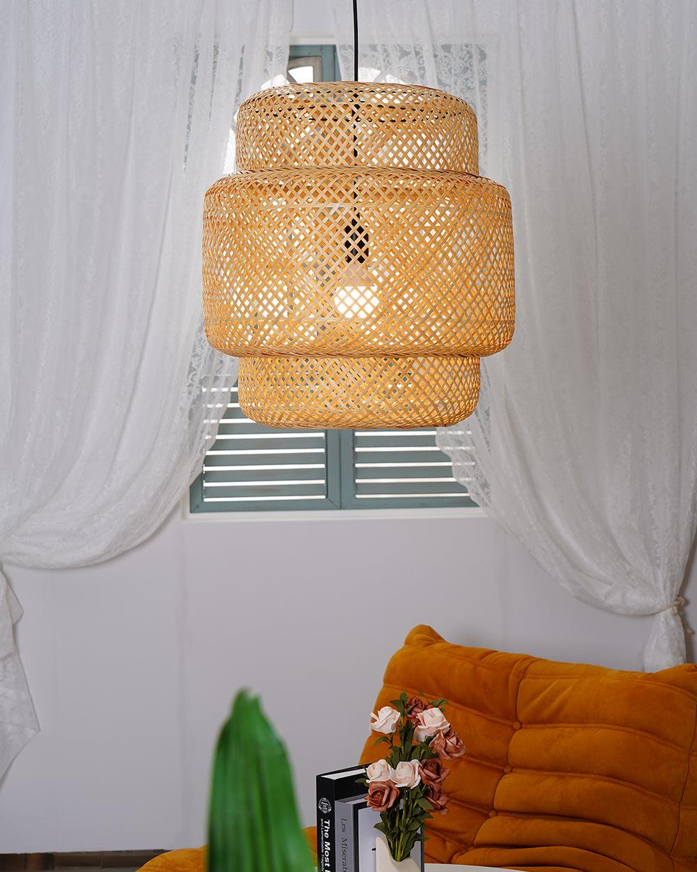 Bamboo Pendant Light | Natural Finish | Multiple Sizes