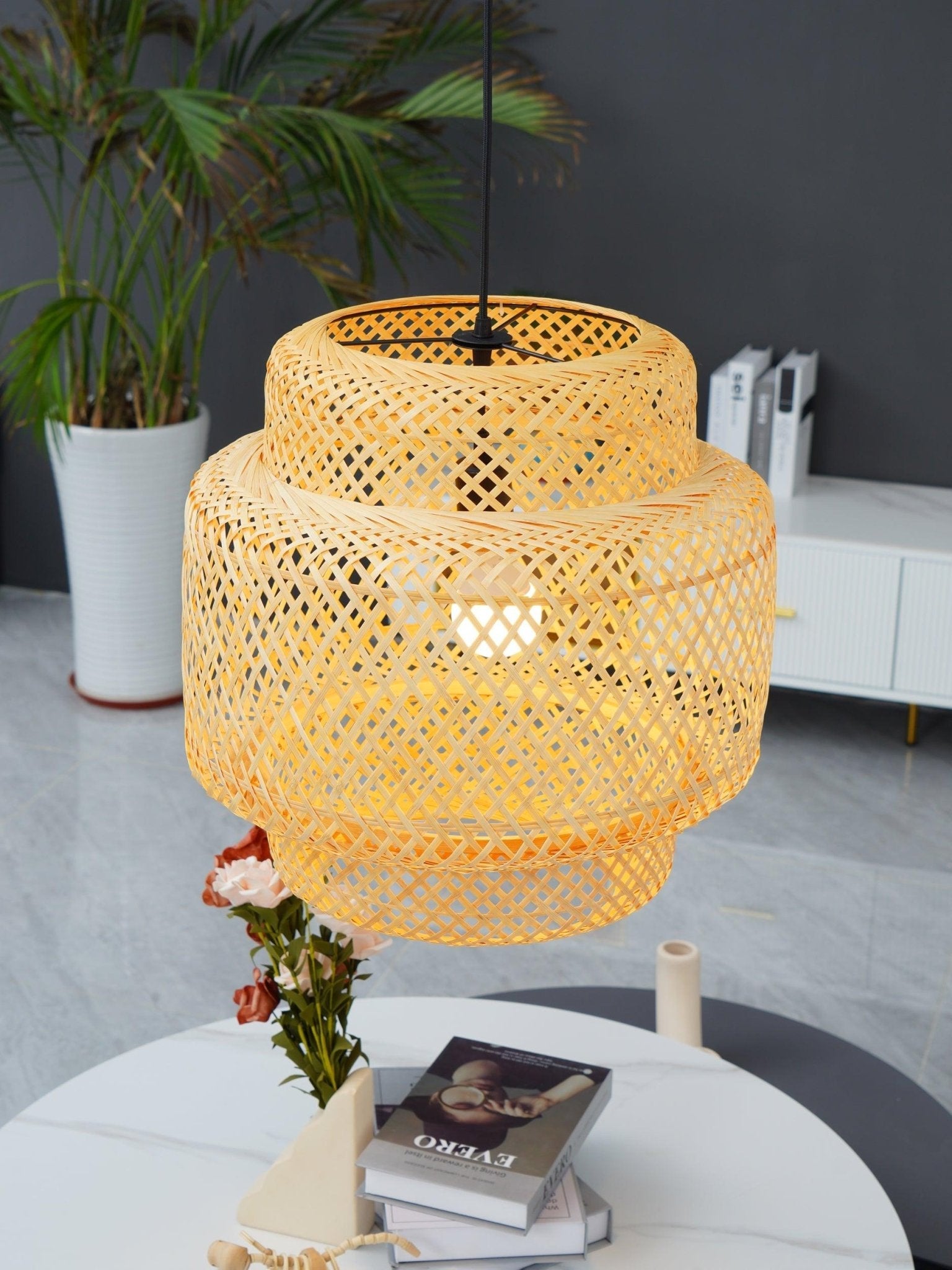 Bamboo Pendant Light | Natural Finish | Multiple Sizes