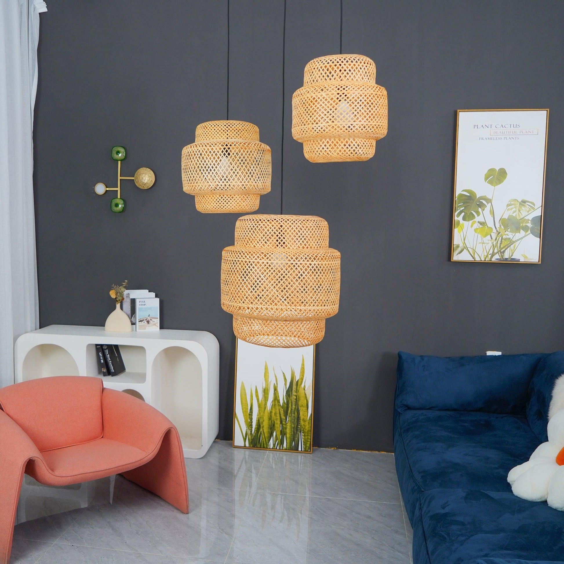Bamboo Pendant Light | Natural Finish | Multiple Sizes