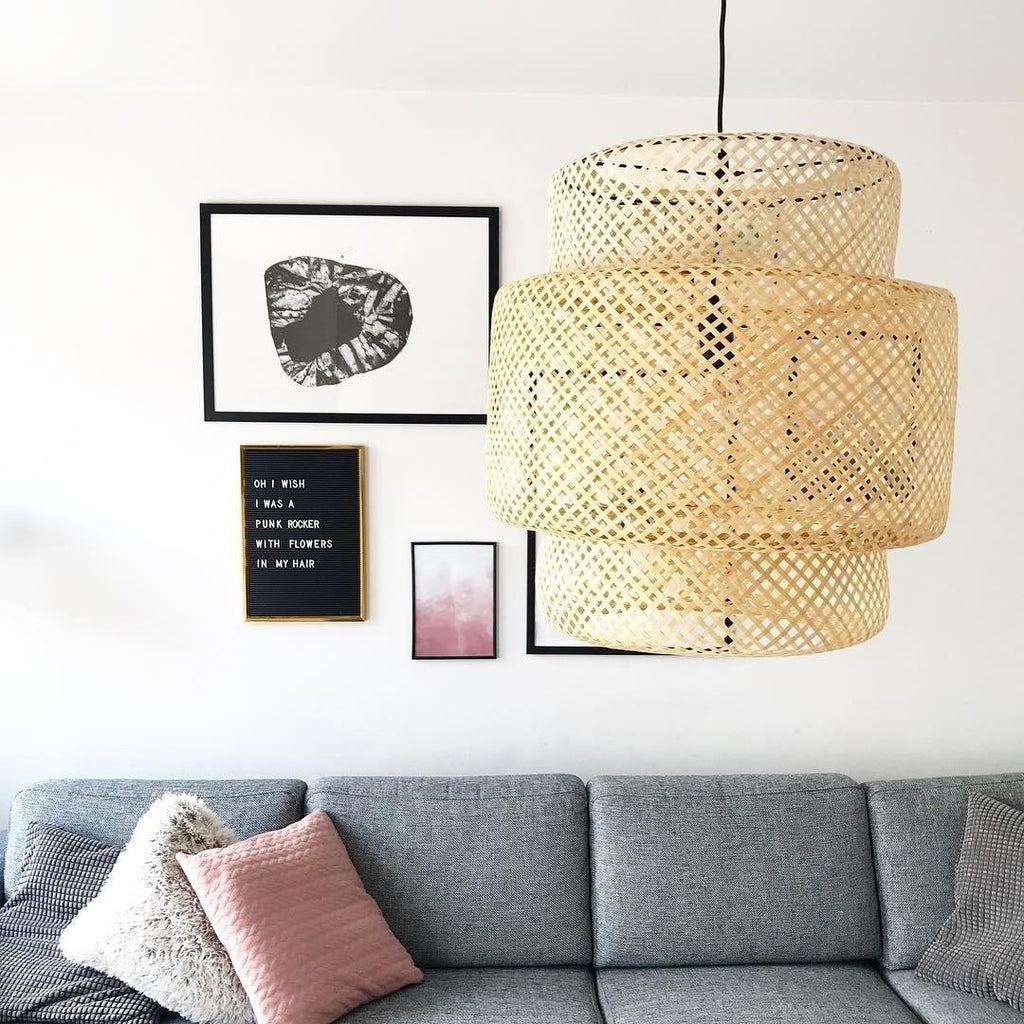 Bamboo Pendant Light | Natural Finish | Multiple Sizes
