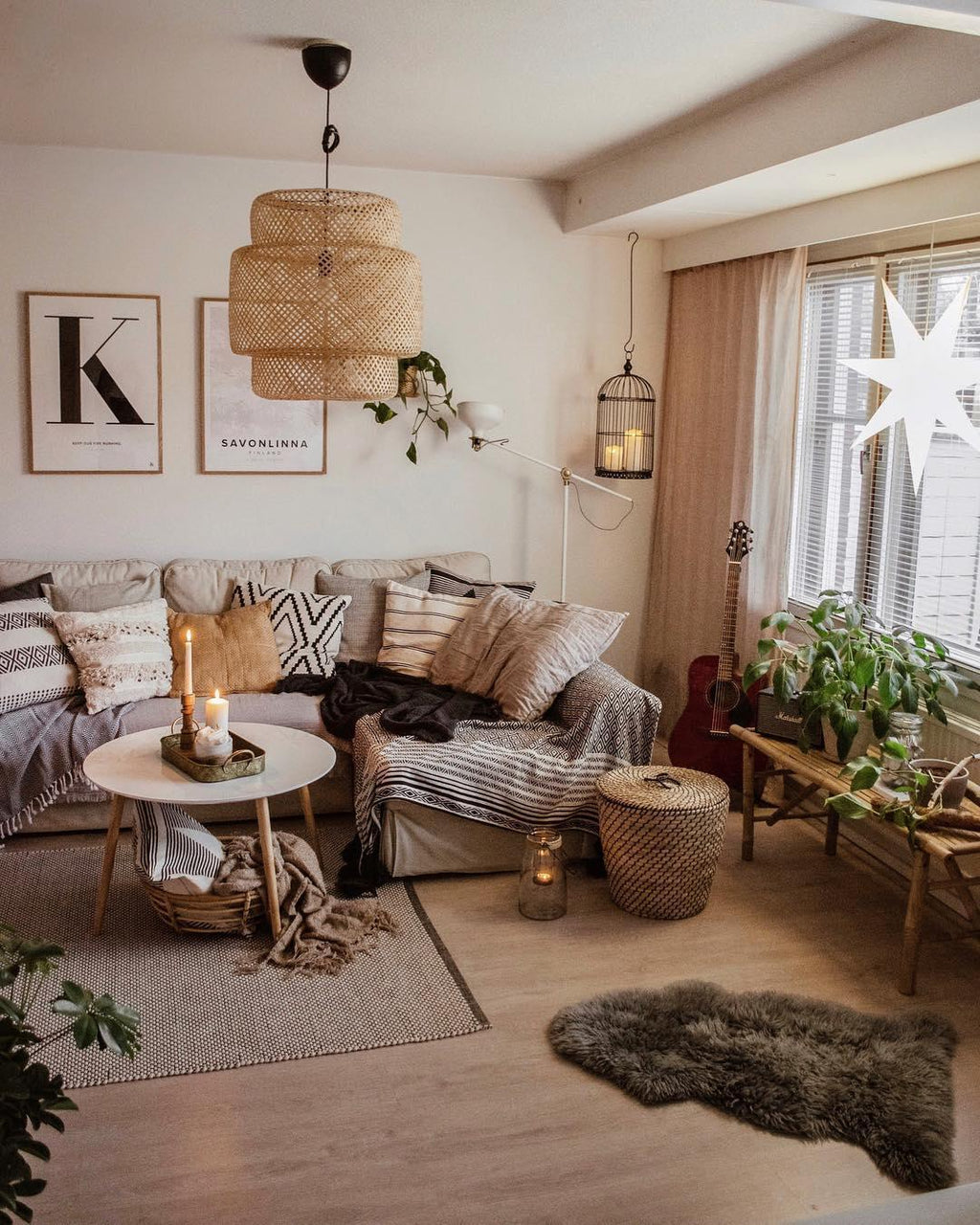 Bamboo Pendant Light | Natural Finish | Multiple Sizes