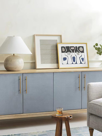 Beachside Table Lamp | Wood, Fabric, Metal | White Shade