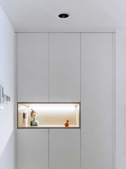 Beam Recessed LED Downlight | Aluminum | White or Black