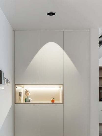 Beam Recessed LED Downlight | Aluminum | White or Black
