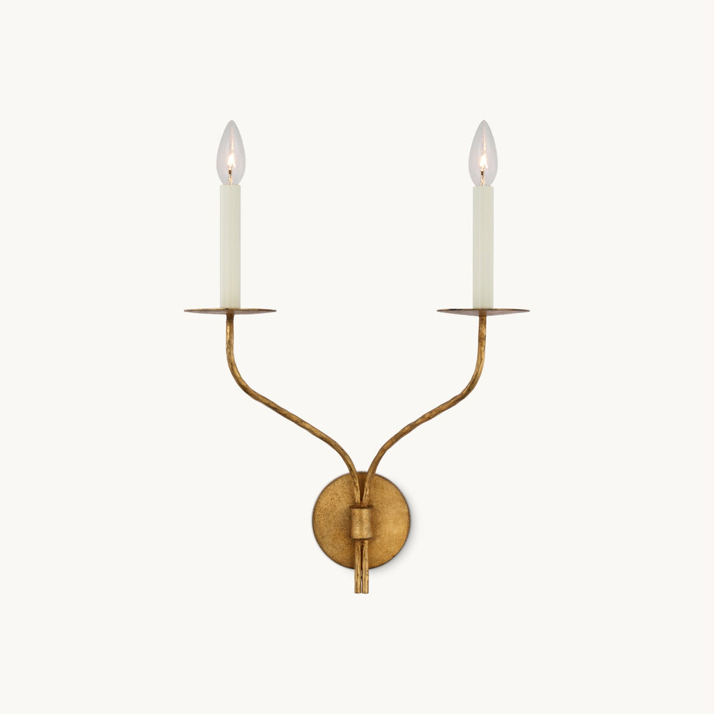 Belfair Wall Lamp | Handcrafted Brass | Antique Bronze Finish