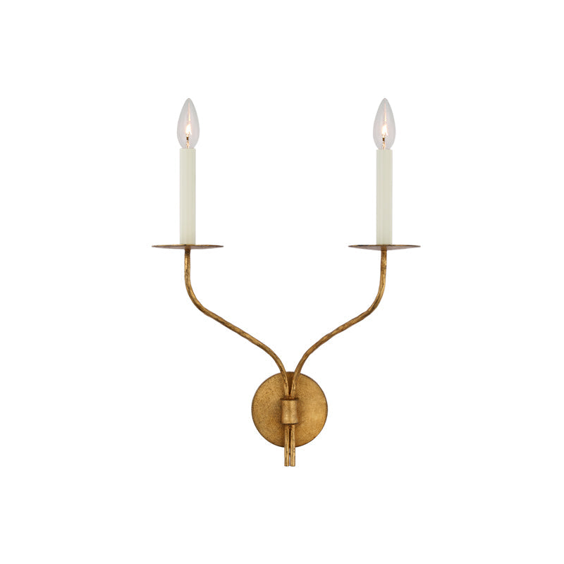 Belfair Wall Lamp | Handcrafted Brass | Antique Bronze Finish