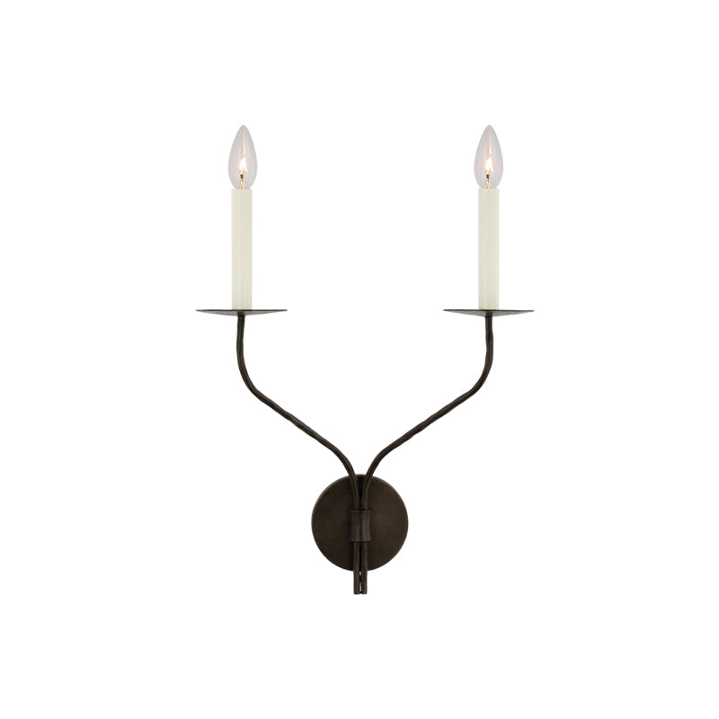 Belfair Wall Lamp | Handcrafted Brass | Antique Bronze Finish