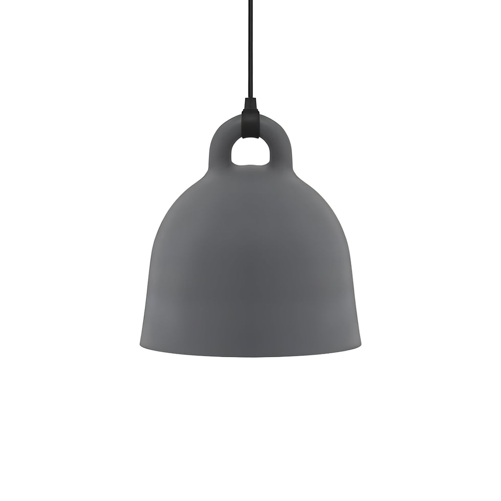 Bell Pendant Lamp | Metal & Resin | White, Black, Gray