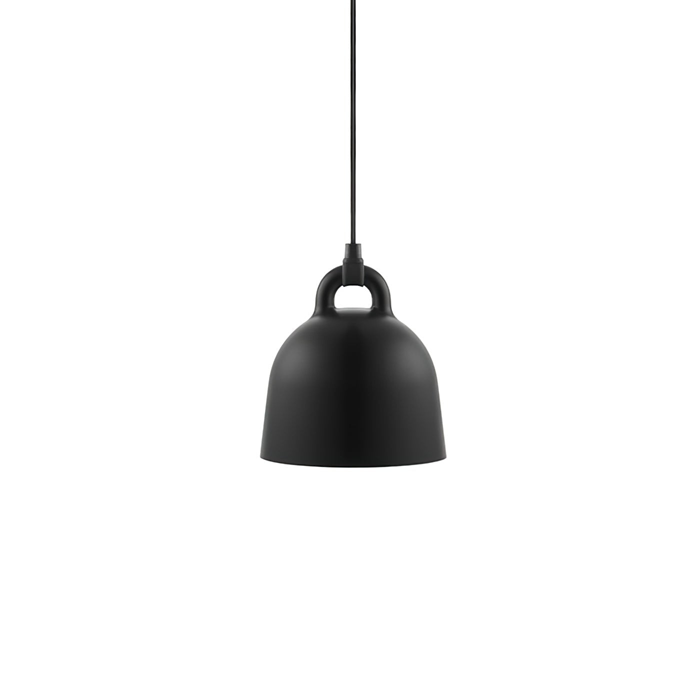 Bell Pendant Lamp | Metal & Resin | White, Black, Gray
