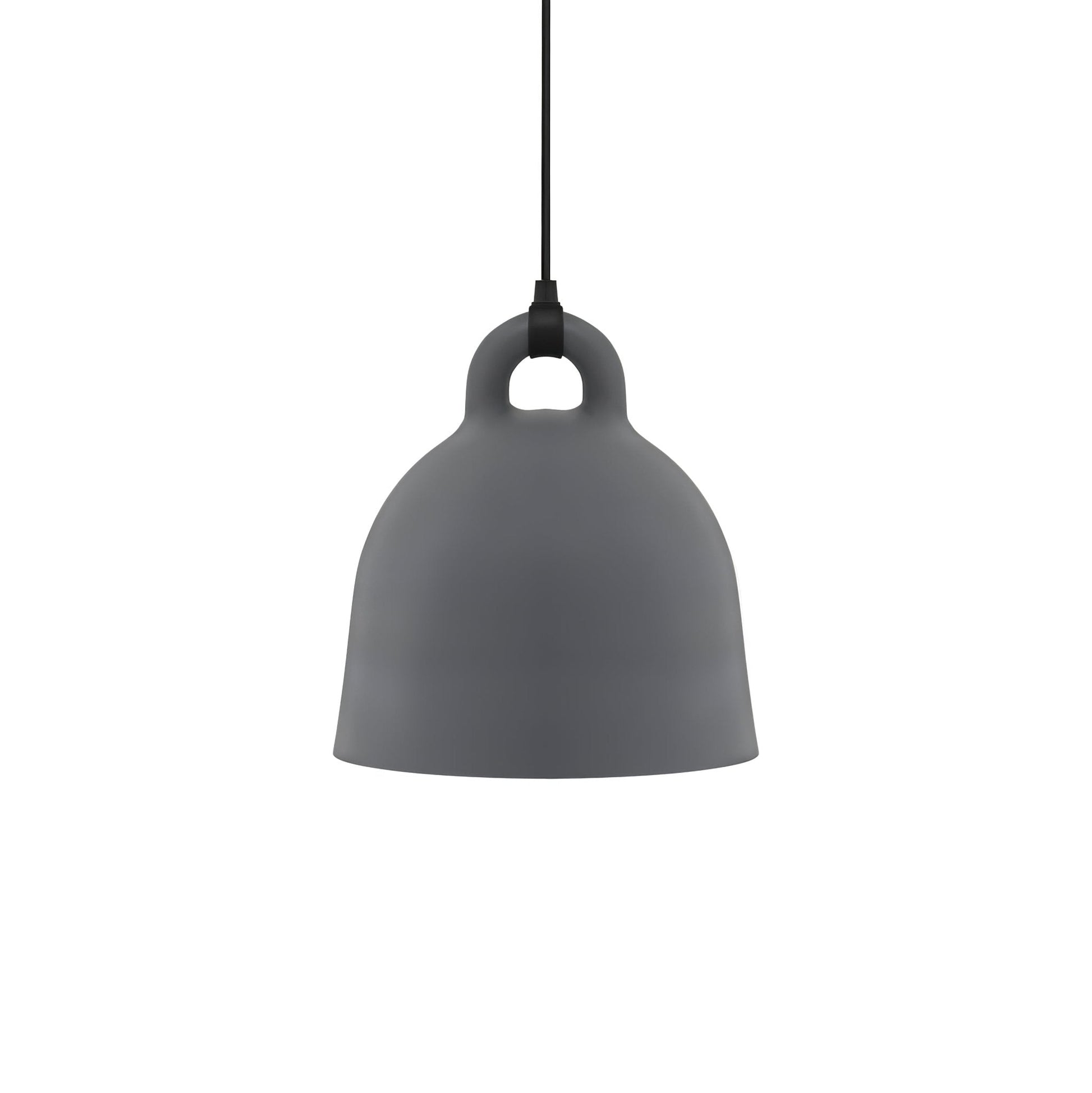 Bell Pendant Lamp | Metal & Resin | White, Black, Gray