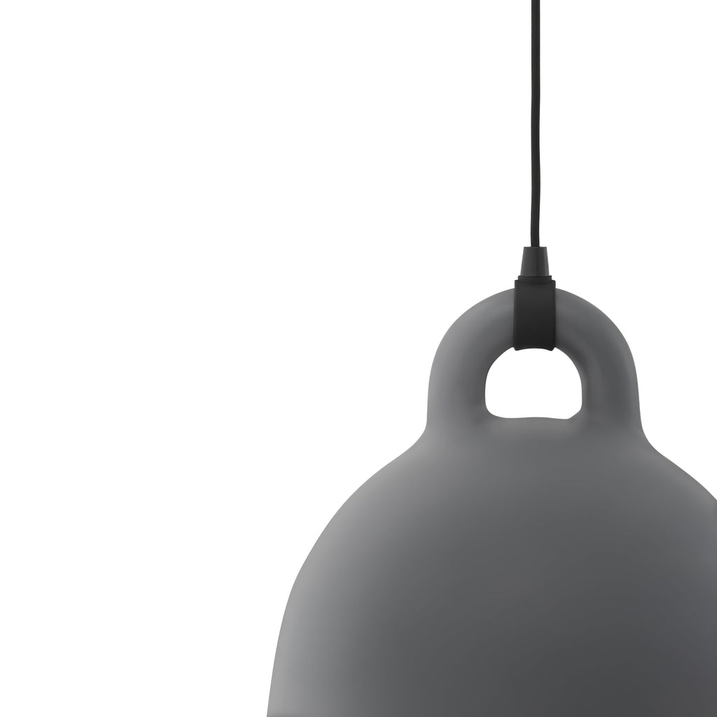 Bell Pendant Lamp | Metal & Resin | White, Black, Gray