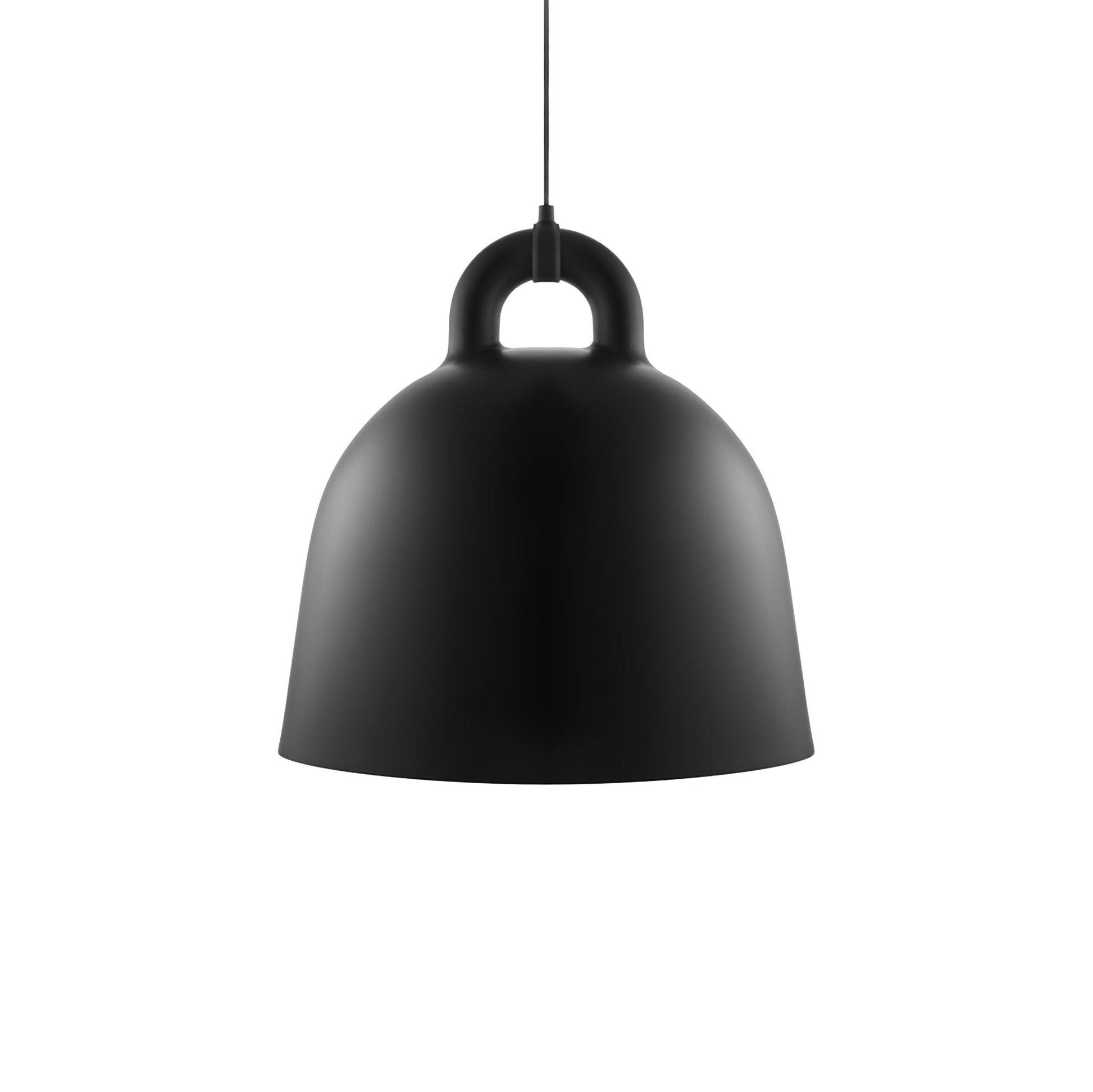 Bell Pendant Lamp | Metal & Resin | White, Black, Gray