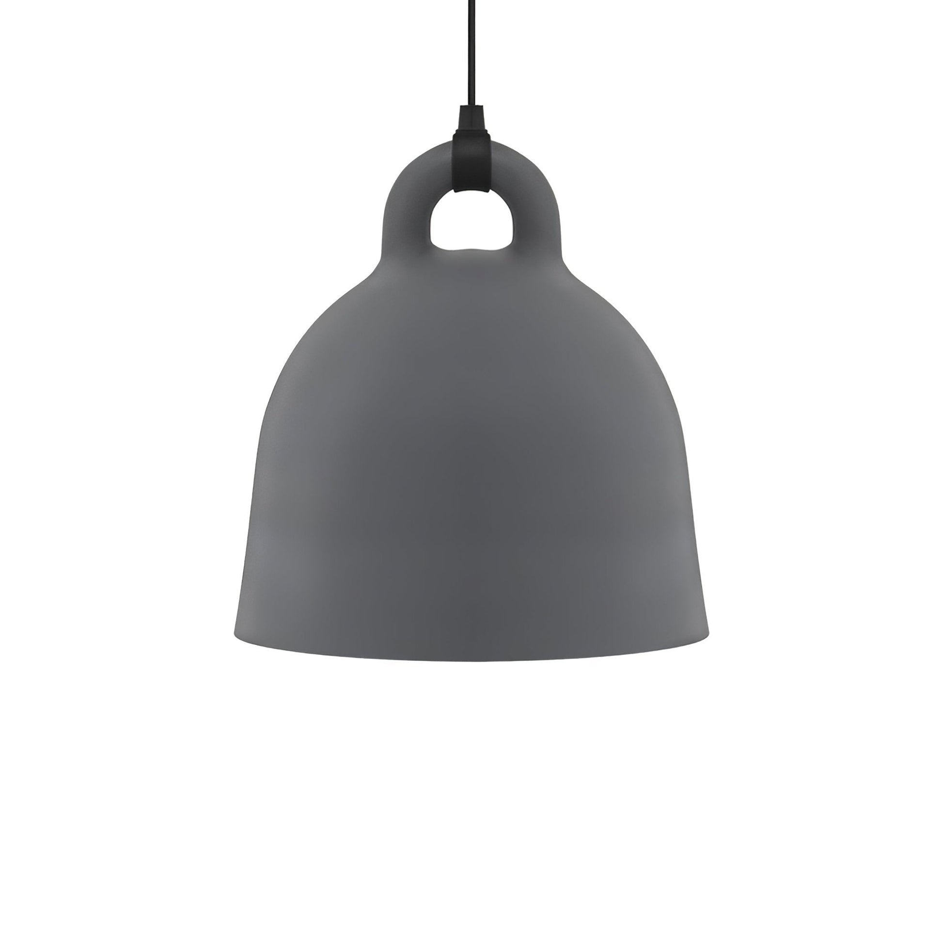 Bell Pendant Lamp | Metal & Resin | White, Black, Gray