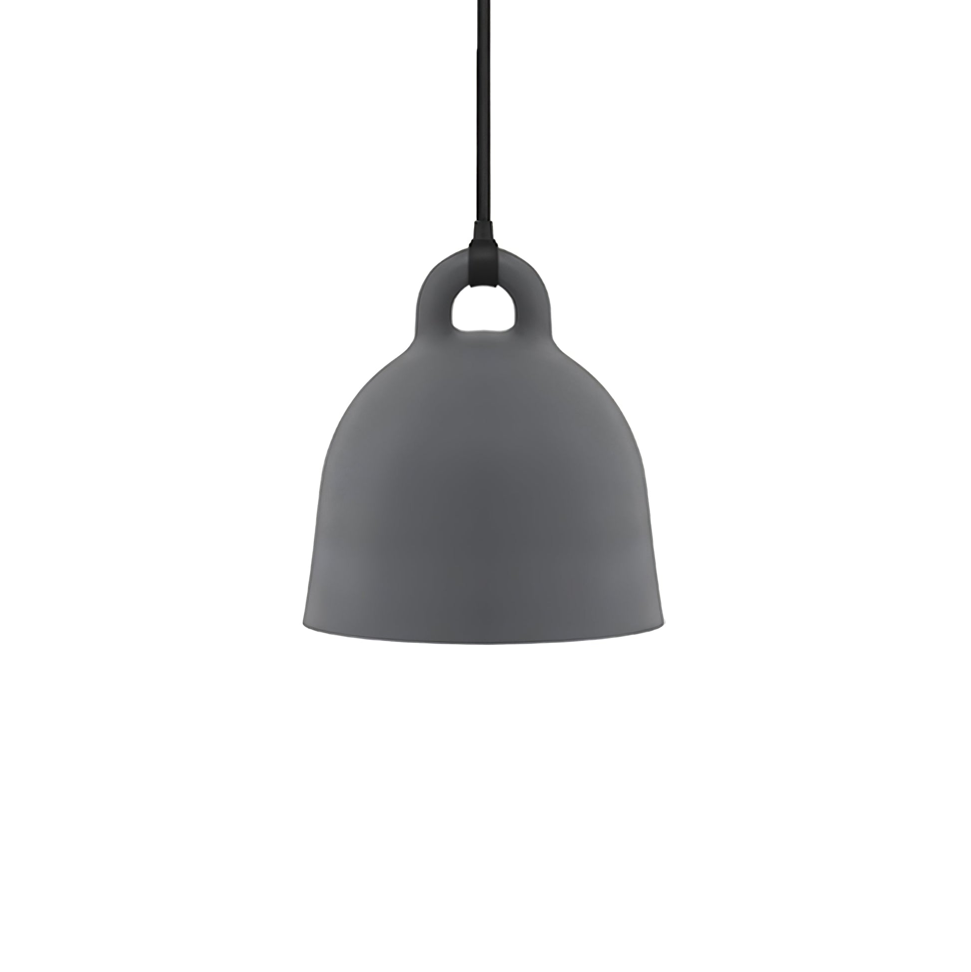 Bell Pendant Lamp | Metal & Resin | White, Black, Gray
