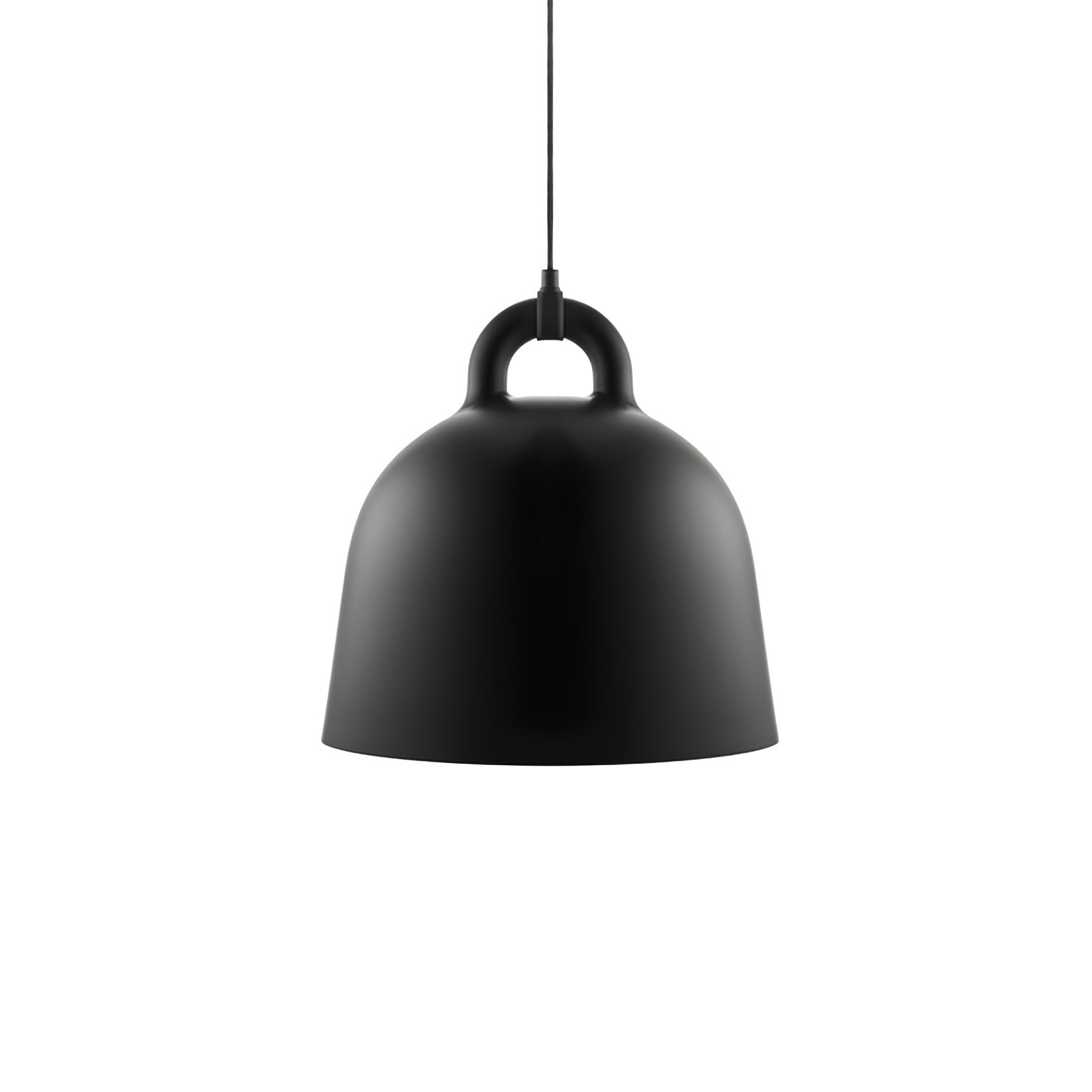 Bell Pendant Lamp | Metal & Resin | White, Black, Gray