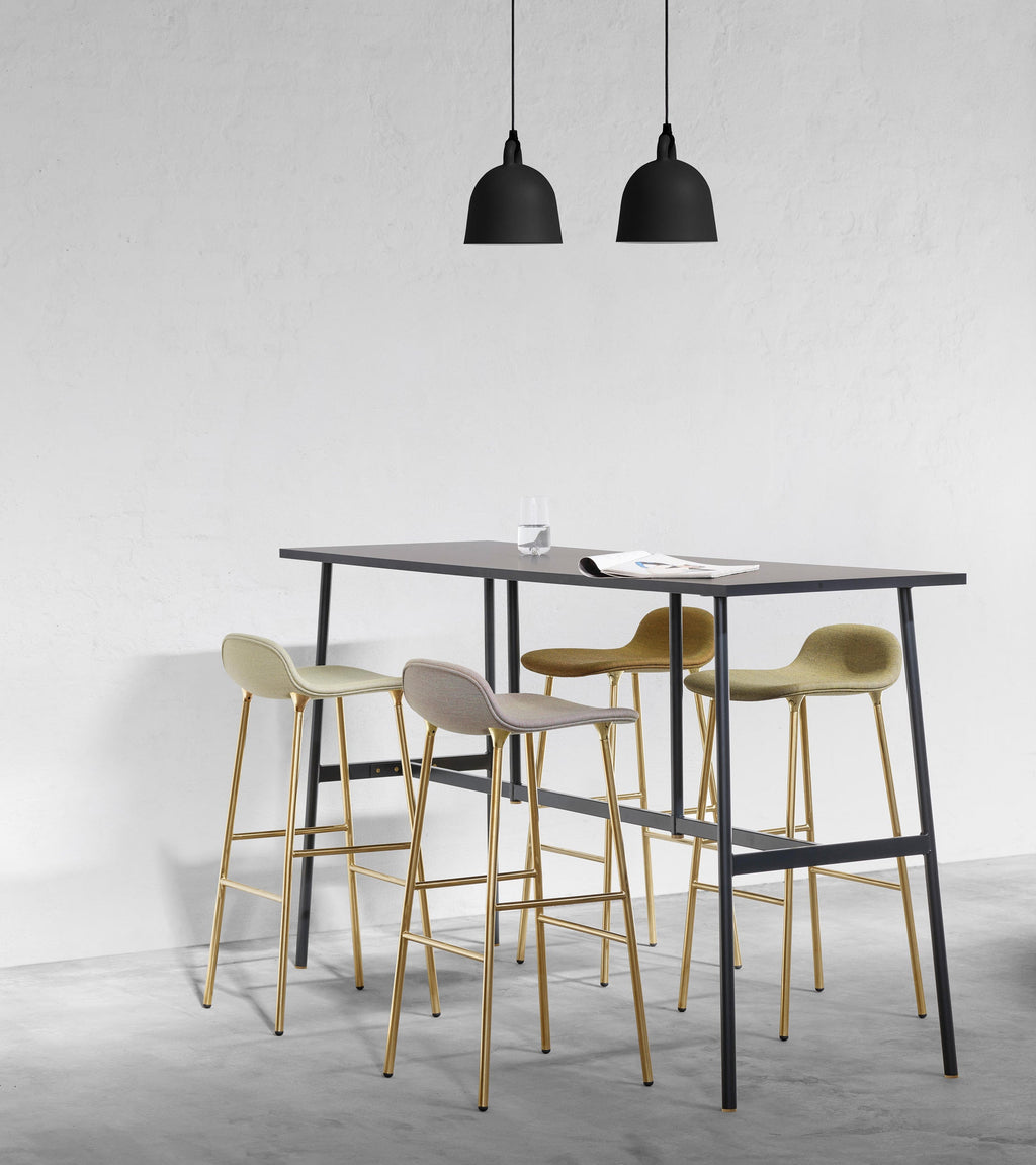 Bell Pendant Lamp | Metal & Resin | White, Black, Gray