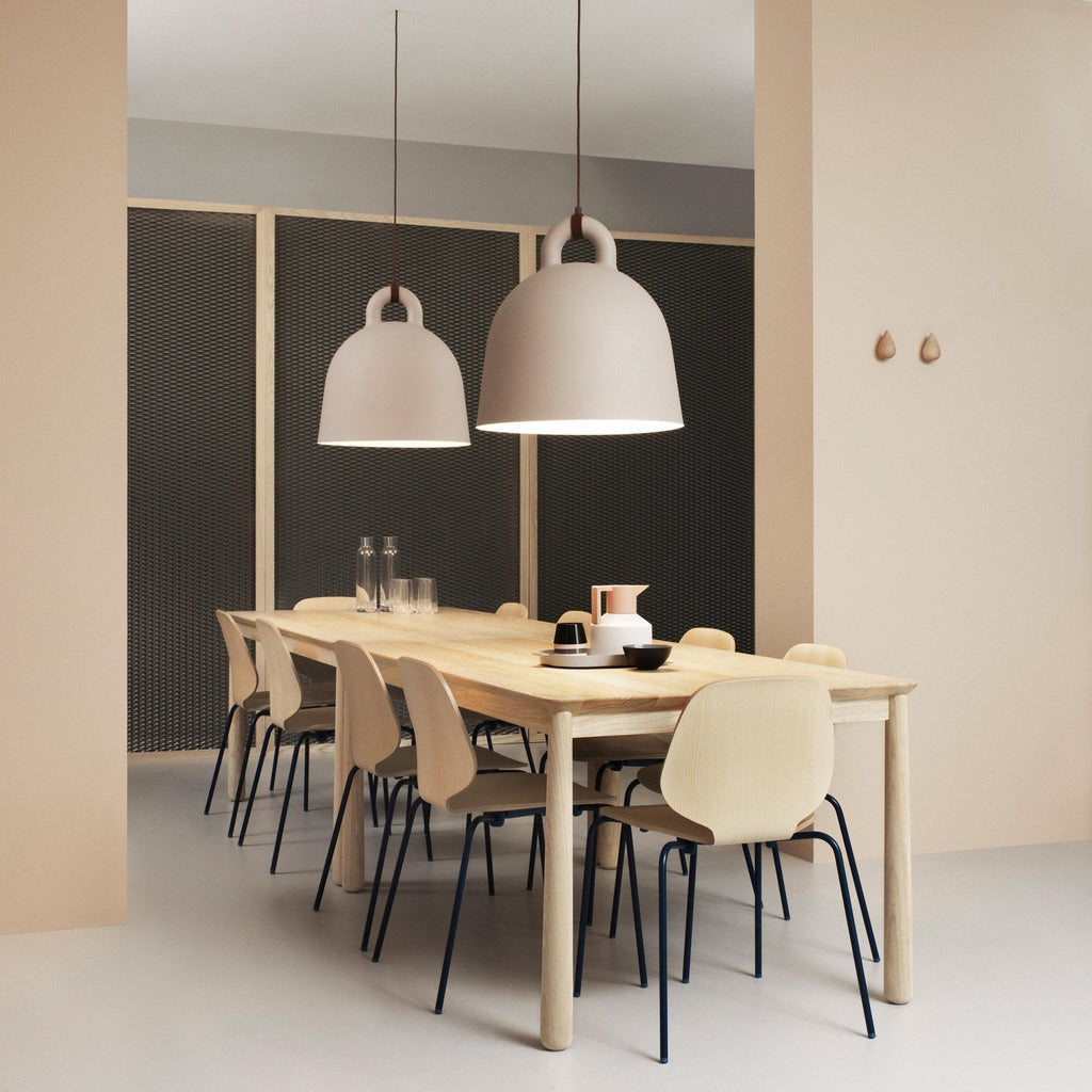 Bell Pendant Lamp | Metal & Resin | White, Black, Gray