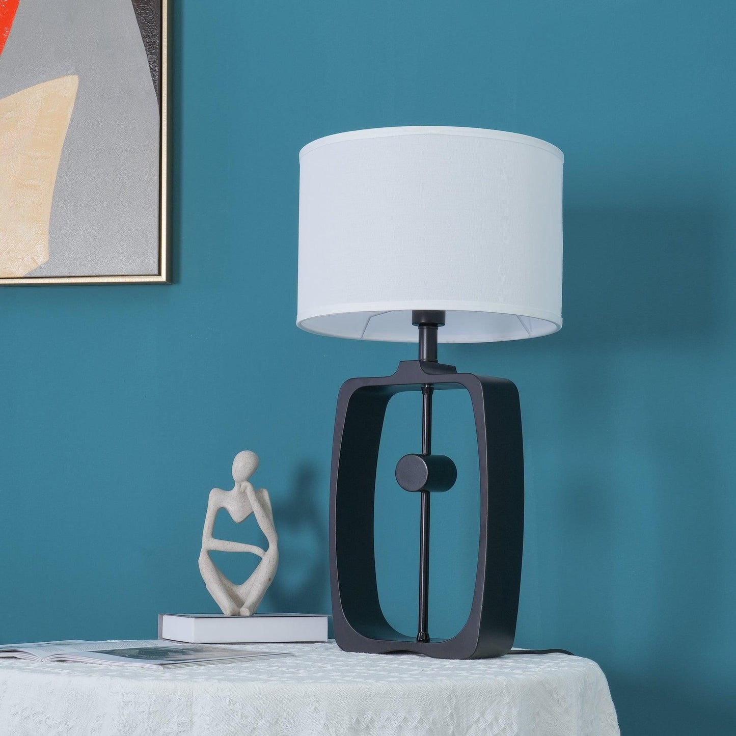 Bell Pepper Table Lamp | Metal & Iron | Black or White