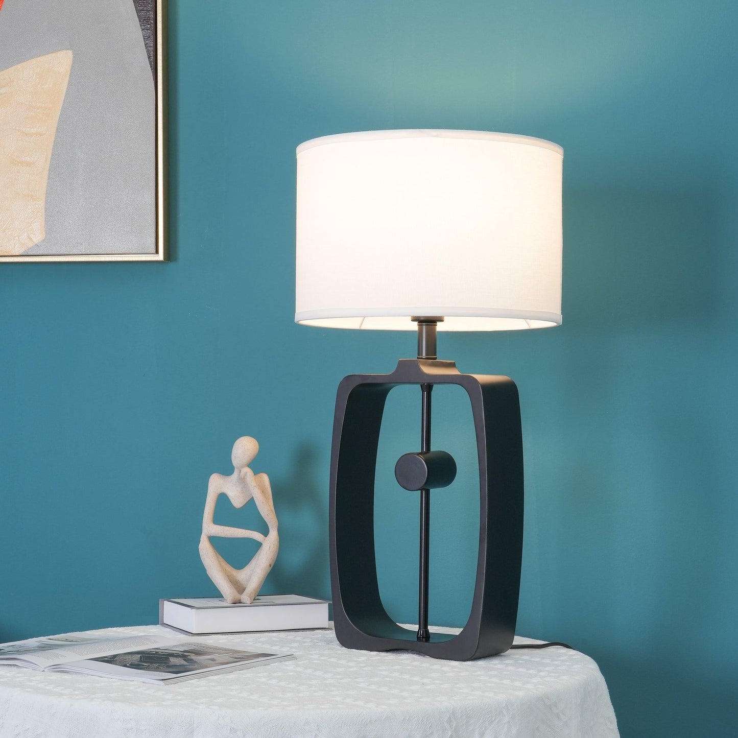 Bell Pepper Table Lamp | Metal & Iron | Black or White