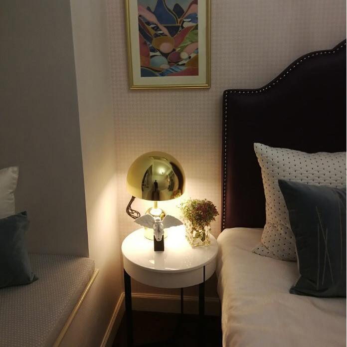 Bell Table Lamp | Metal & Acrylic | Gold, Rose Gold, Chrome