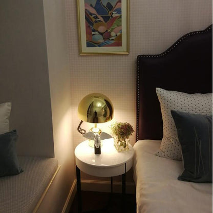 Bell Table Lamp | Metal & Acrylic | Gold, Rose Gold, Chrome
