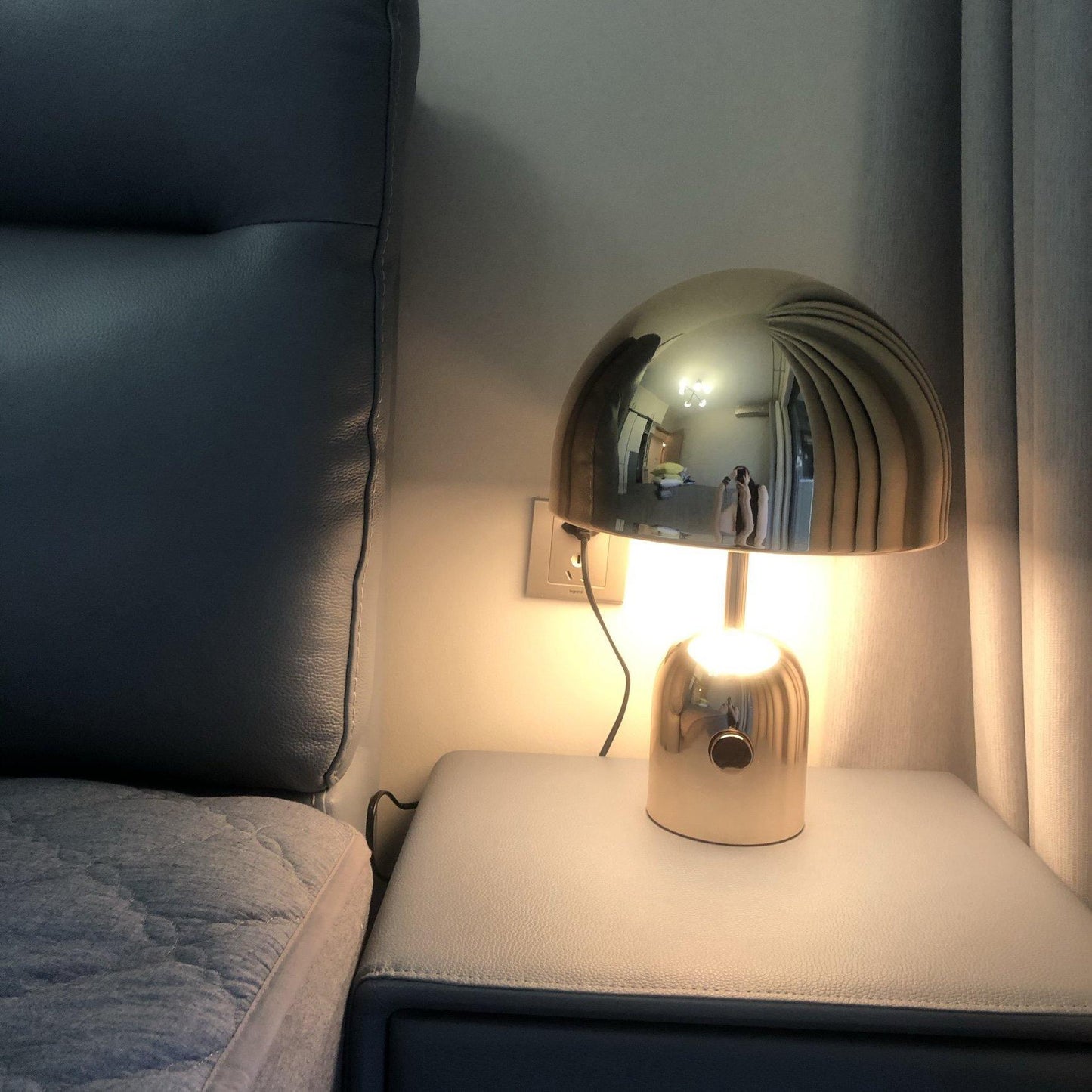 Bell Table Lamp | Metal & Acrylic | Gold, Rose Gold, Chrome