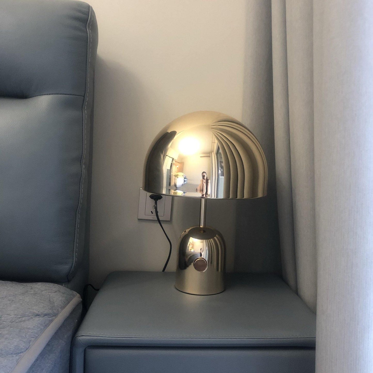 Bell Table Lamp | Metal & Acrylic | Gold, Rose Gold, Chrome