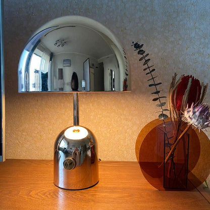 Bell Table Lamp | Metal & Acrylic | Gold, Rose Gold, Chrome