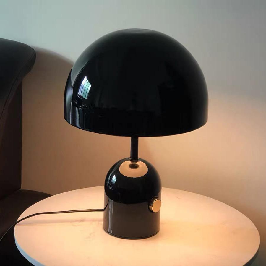 Bell Table Lamp | Metal & Acrylic | Gold, Rose Gold, Chrome