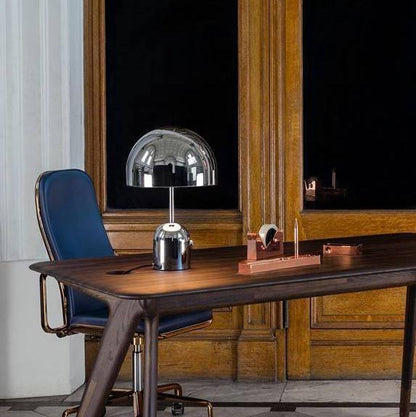 Bell Table Lamp | Metal & Acrylic | Gold, Rose Gold, Chrome