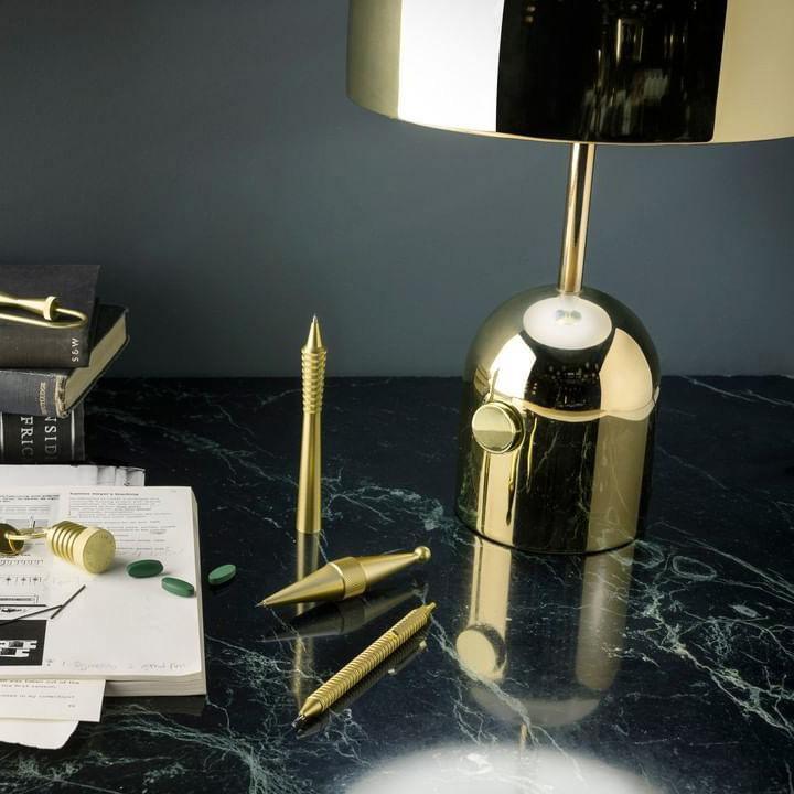 Bell Table Lamp | Metal & Acrylic | Gold, Rose Gold, Chrome