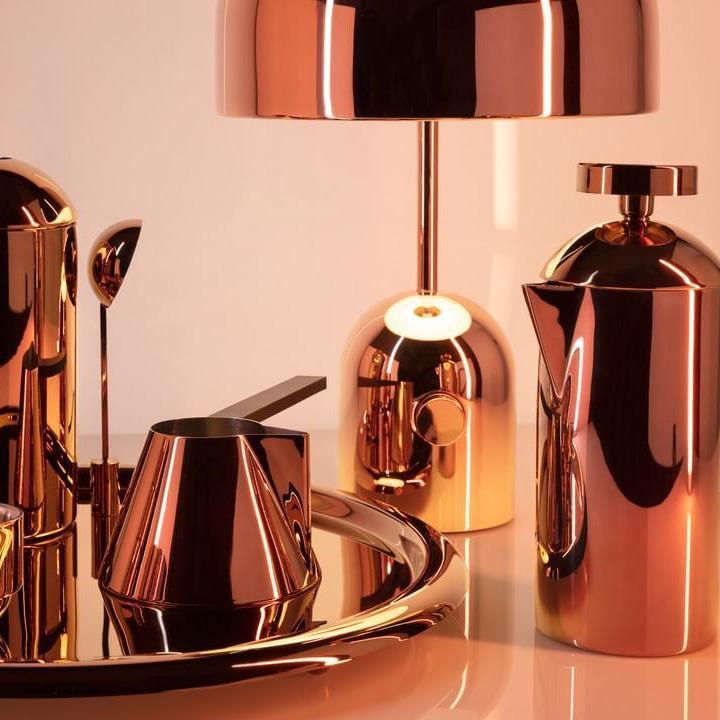 Bell Table Lamp | Metal & Acrylic | Gold, Rose Gold, Chrome
