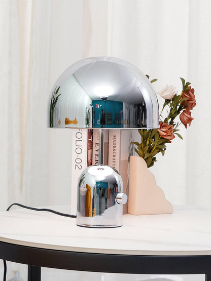 Bell Table Lamp | Metal & Acrylic | Gold, Rose Gold, Chrome