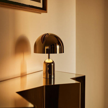 Bell Table Lamp | Metal & Acrylic | Gold, Rose Gold, Chrome