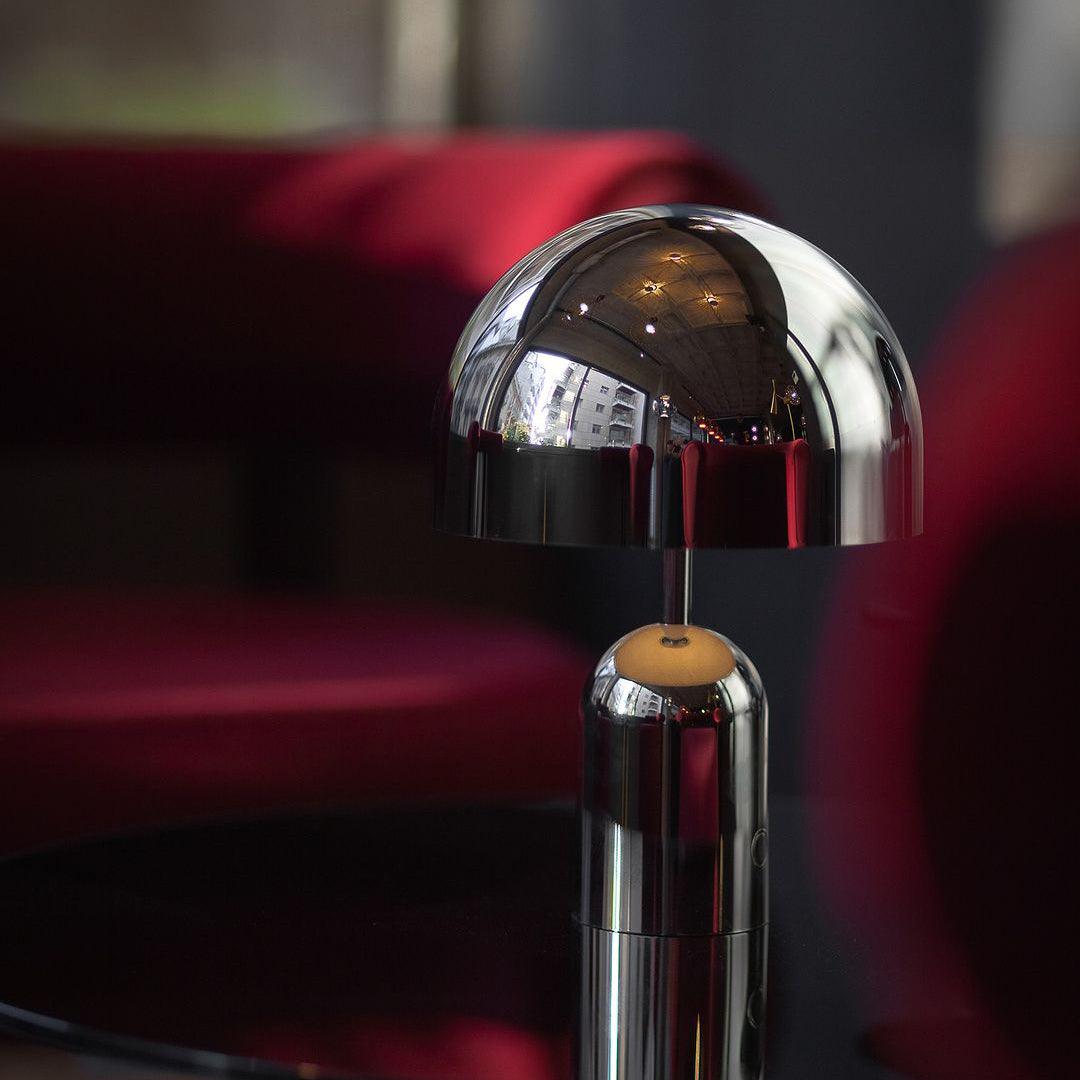 Bell Table Lamp | Metal & Acrylic | Gold, Rose Gold, Chrome
