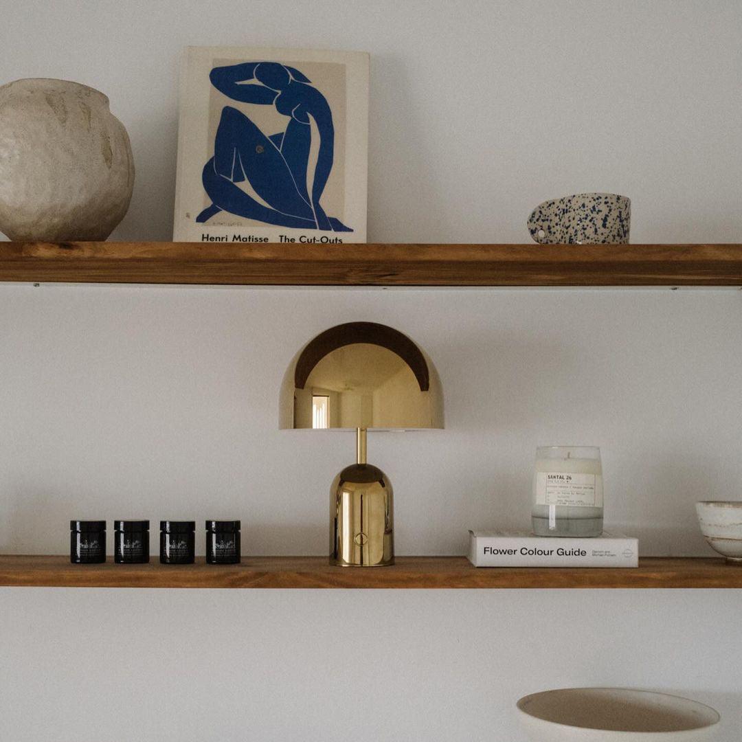 Bell Table Lamp | Metal & Acrylic | Gold, Rose Gold, Chrome