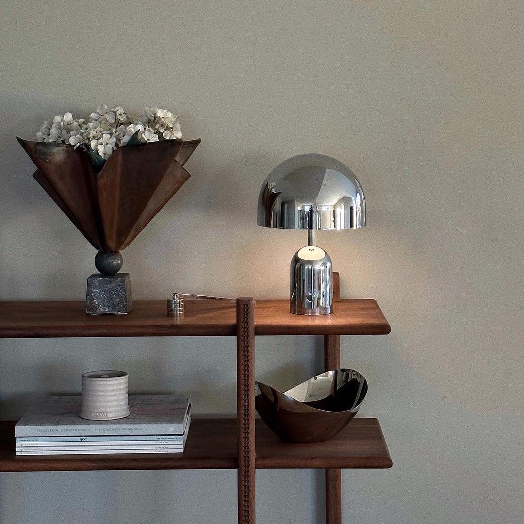 Bell Table Lamp | Metal & Acrylic | Gold, Rose Gold, Chrome