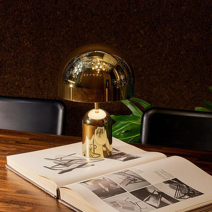 Bell Table Lamp | Metal & Acrylic | Gold, Rose Gold, Chrome