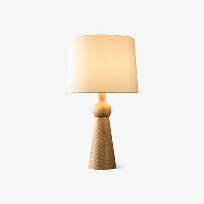 Bella Table Lamp | Metal, Wood, Fabric | Wood Color, Walnut Color, Black