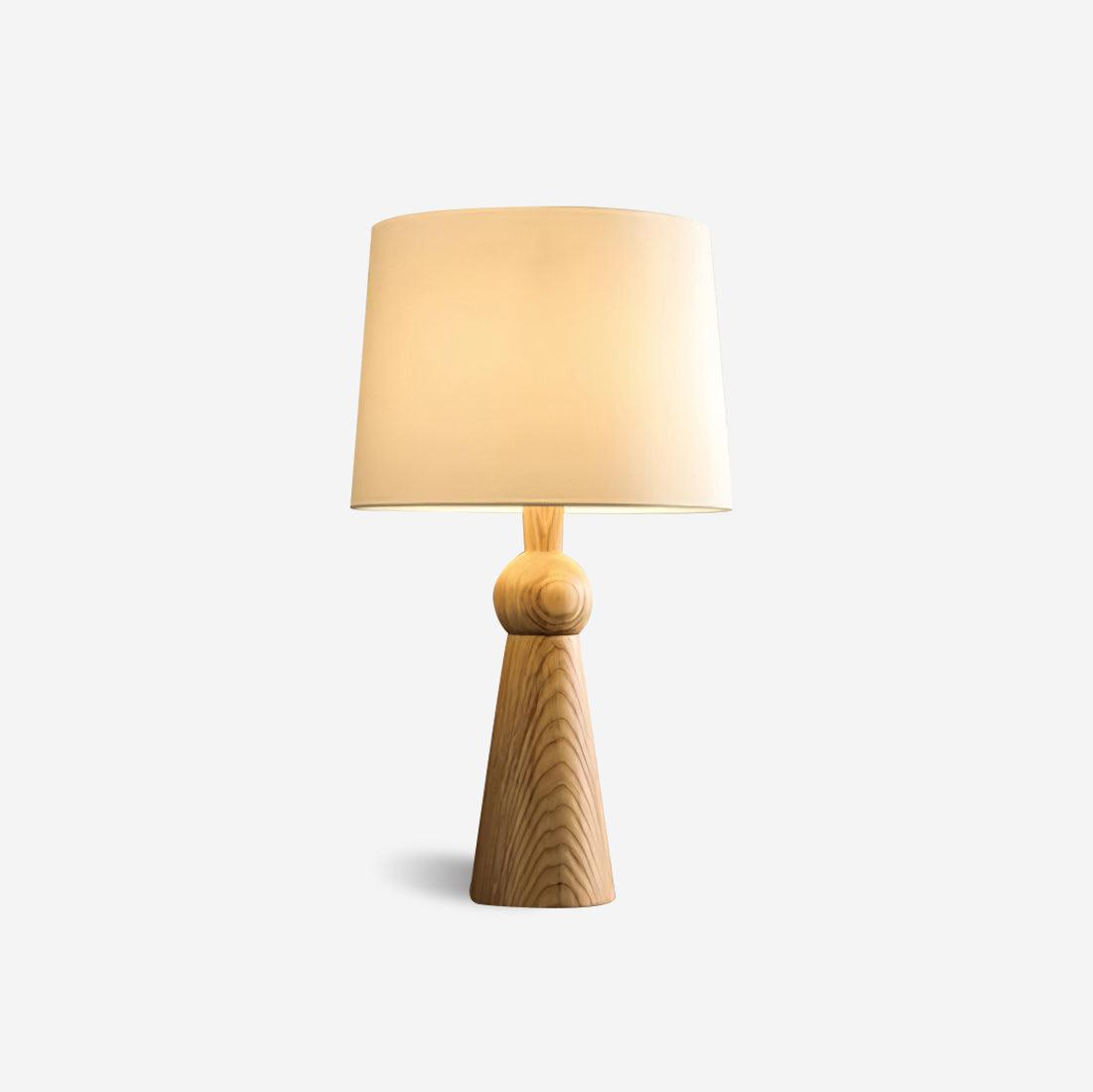 Bella Table Lamp | Metal, Wood, Fabric | Wood Color, Walnut Color, Black