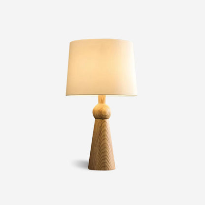 Bella Table Lamp | Metal, Wood, Fabric | Wood Color, Walnut Color, Black