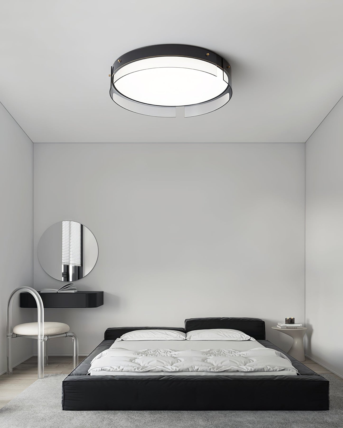 Bellatrix Ceiling Light | Brass Acrylic | Gold/Black