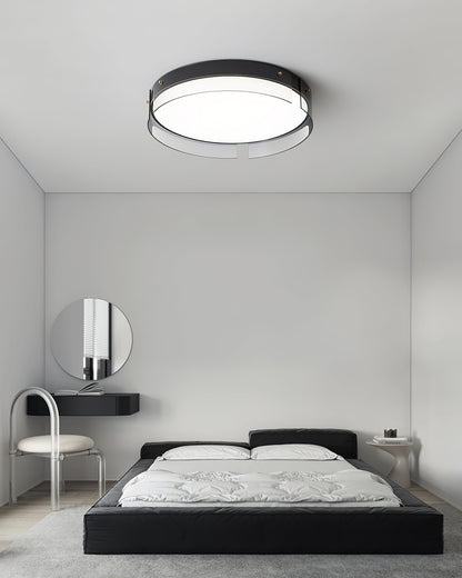 Bellatrix Ceiling Light | Brass Acrylic | Gold/Black
