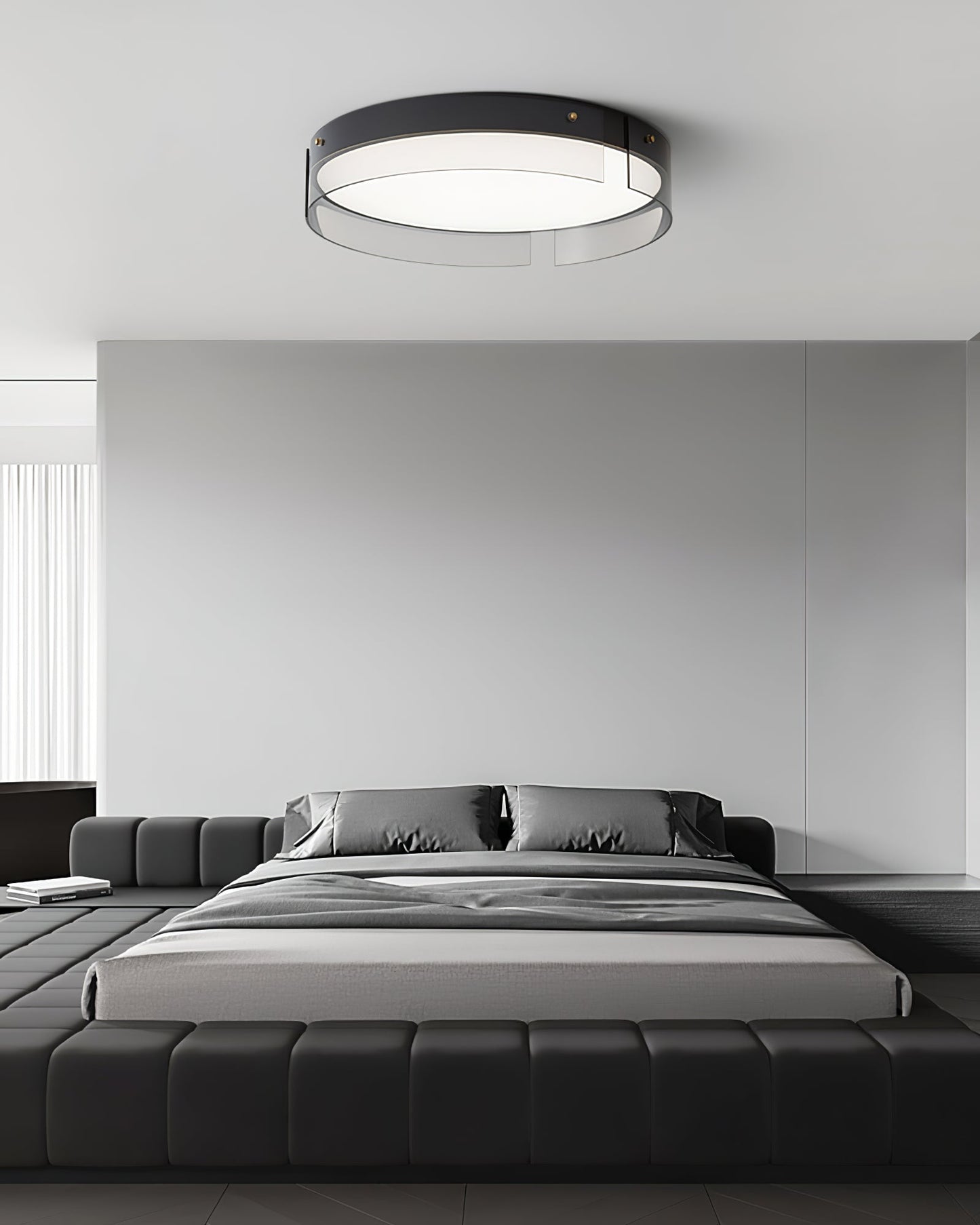 Bellatrix Ceiling Light | Brass Acrylic | Gold/Black