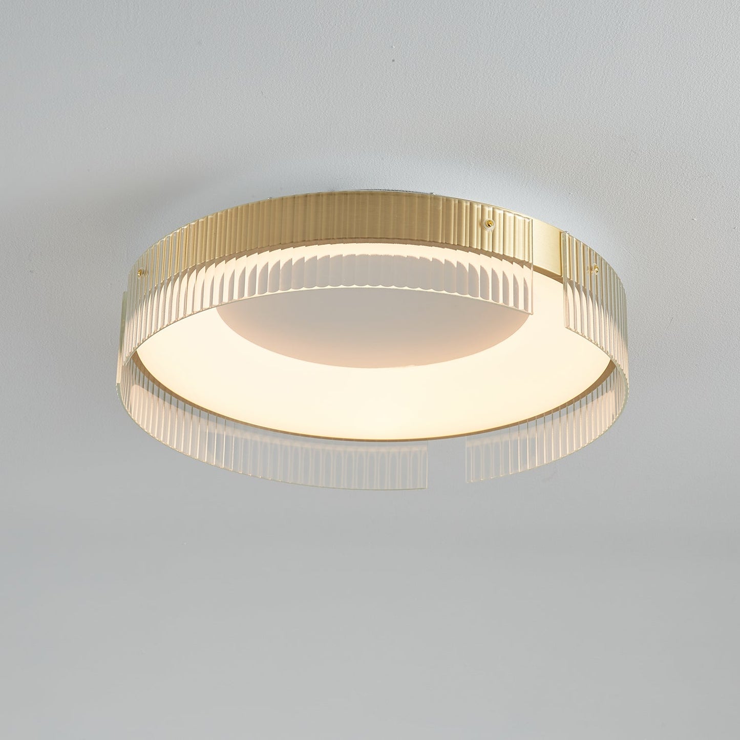 Bellatrix Ceiling Light | Brass Acrylic | Gold/Black