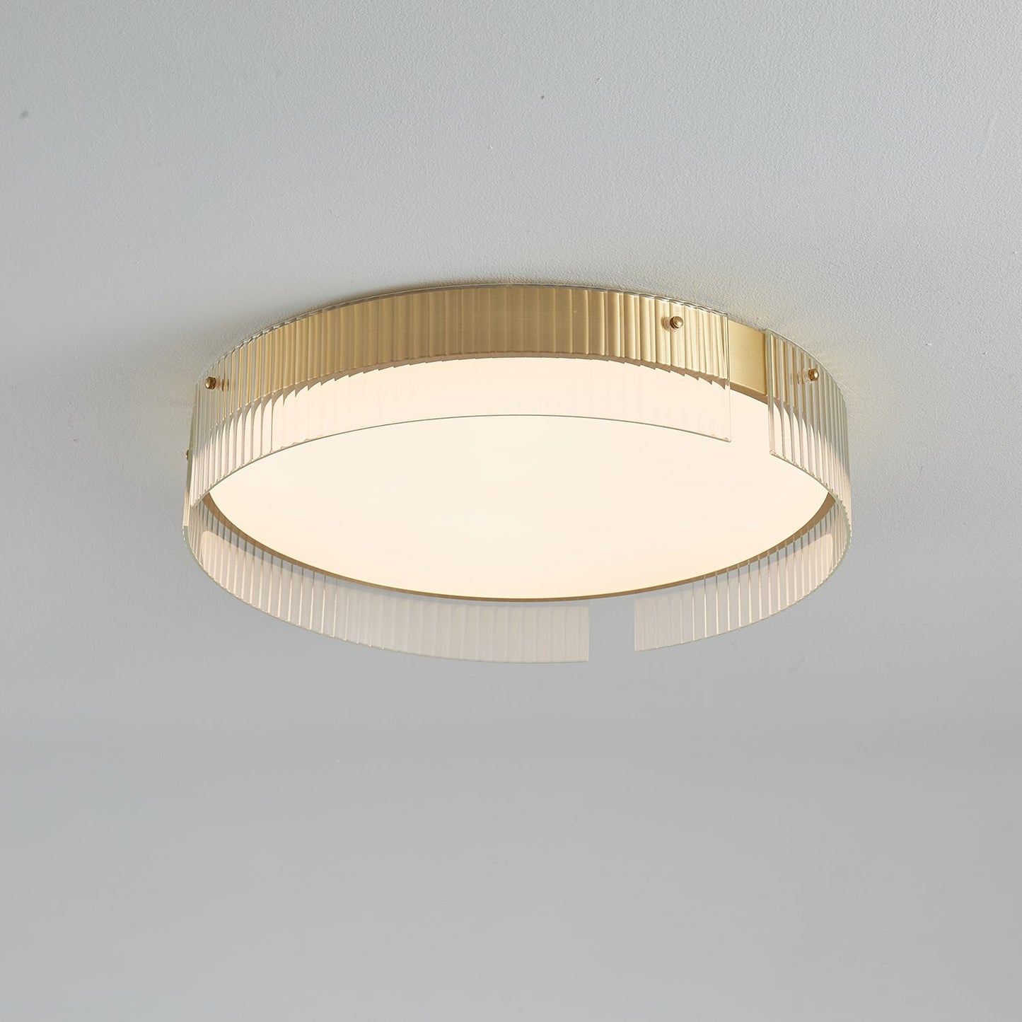 Bellatrix Ceiling Light | Brass Acrylic | Gold/Black